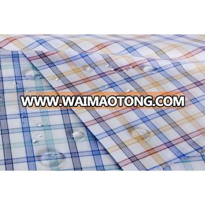 Anti Water Cotton Yarn Dyed Checks Fabric