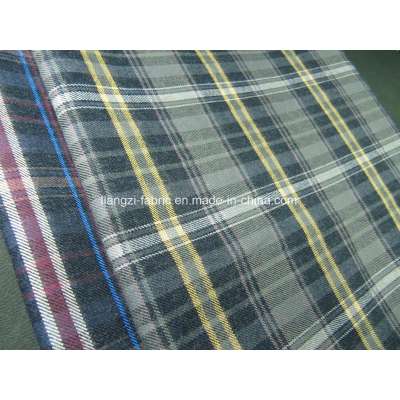 100% Cotton Yarn Dyed Flannel Fabric for Shirt